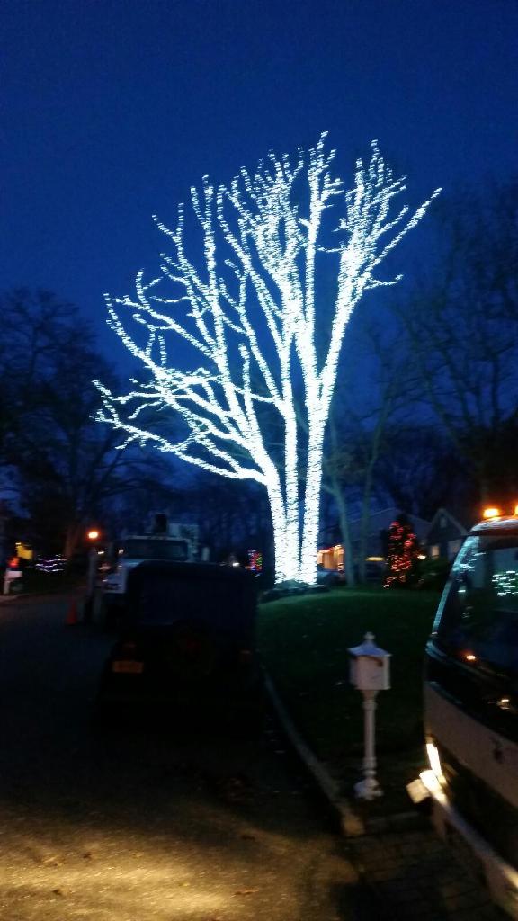 Illuminated tree wrap