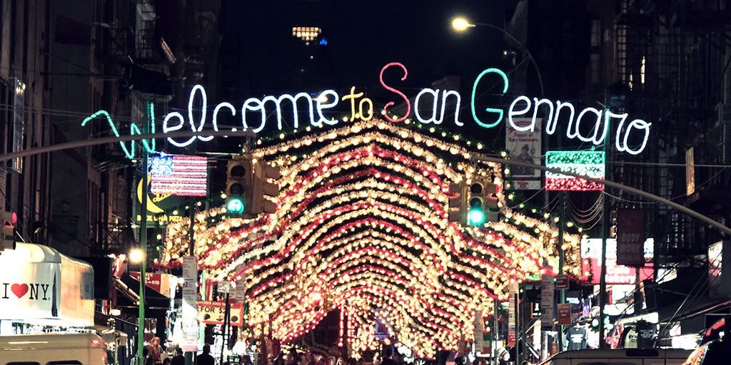 San Gennaro Festival street lighting