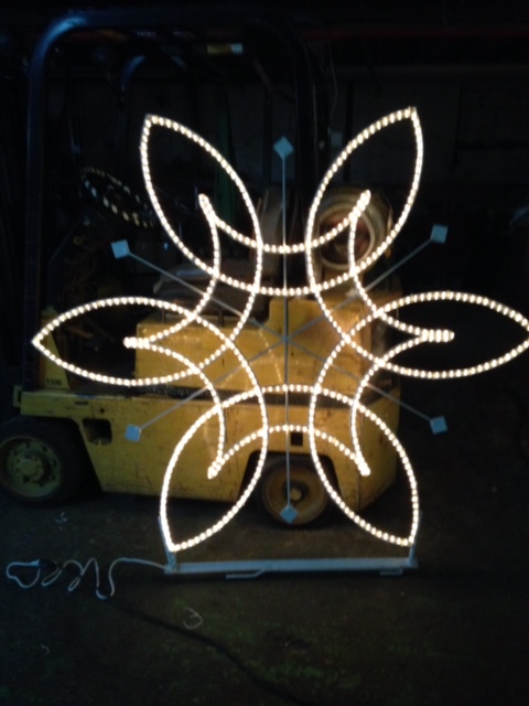 Flower pattern light display