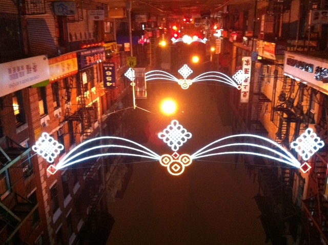 Chinatown street decorations